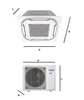 Zestaw multi kasetonowy AUX 3x 2,8kW + 2x 3,6kW