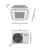 Zestaw multi kasetonowy AUX 2,8kW + 3,6kW