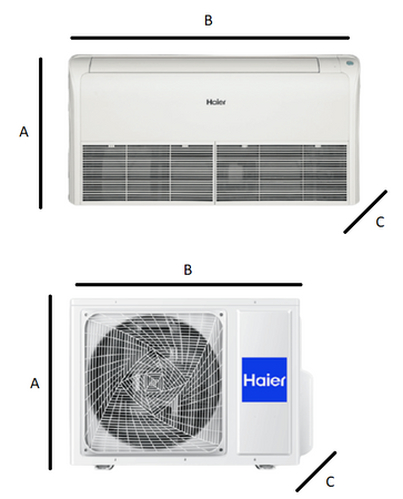 Klimatyzator Haier przysufitowo- podłogowy Convertible 7,1 kW