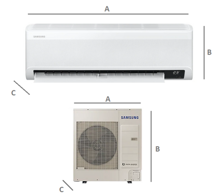 Zestaw multi SAMSUNG Wind-Free Comfort 2x 2,0kW + 2x 2,5kW