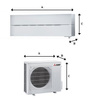 Klimatyzator ścienny MITSUBISHI Natural White Diamond 5,0kW