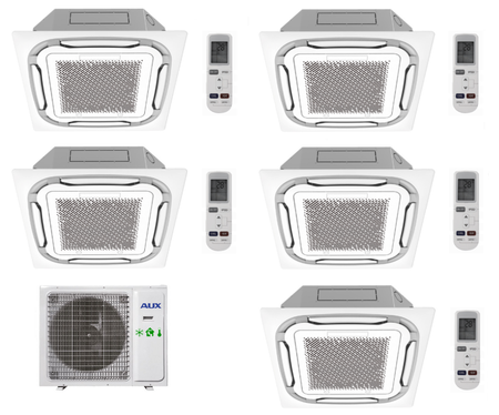 Zestaw multi kasetonowy AUX 3x 2,8kW + 2x 3,6kW