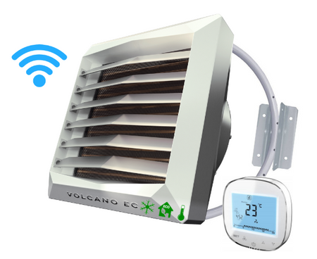 Nagrzewnica wodna VOLCANO VR3 EC 13-75kw+sterownik wifi