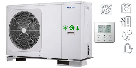 Pompa ciepła SEVRA Monoblok 14,5kW 3F 